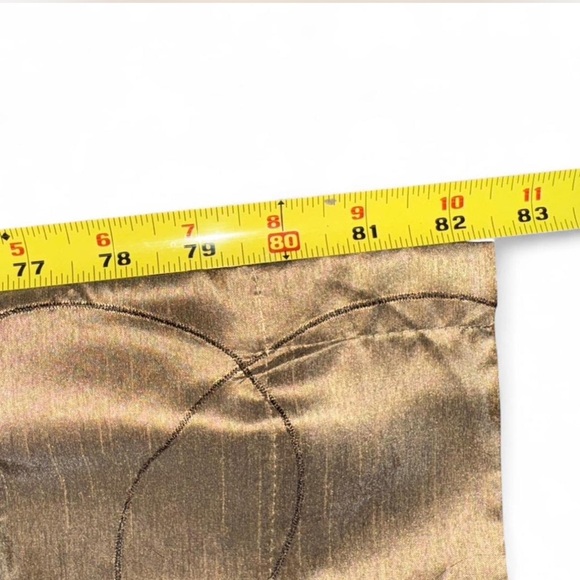 ✨ Metallic Bronze Circle Pattern Curtains (Set of 2 Panels) - Picture 3 of 6